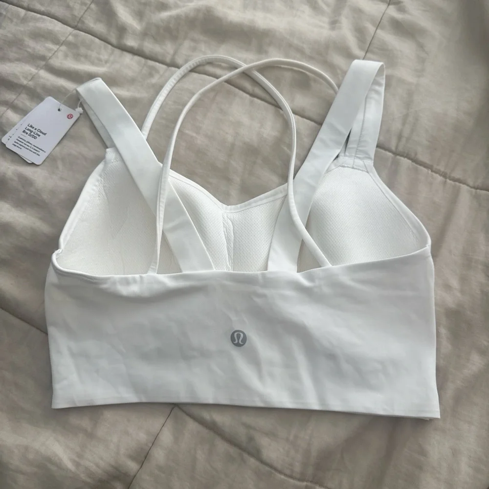 Lululemon Athletica White Sports Bra - Picture 3 of 5